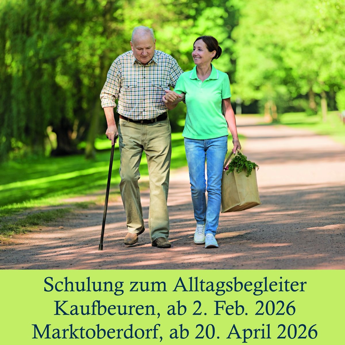 Schulungen für die Unterstützung zu Hause